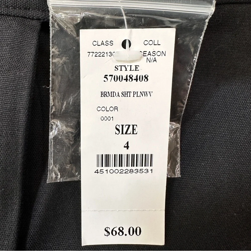 White House Black Market Black Slim Bermuda Short